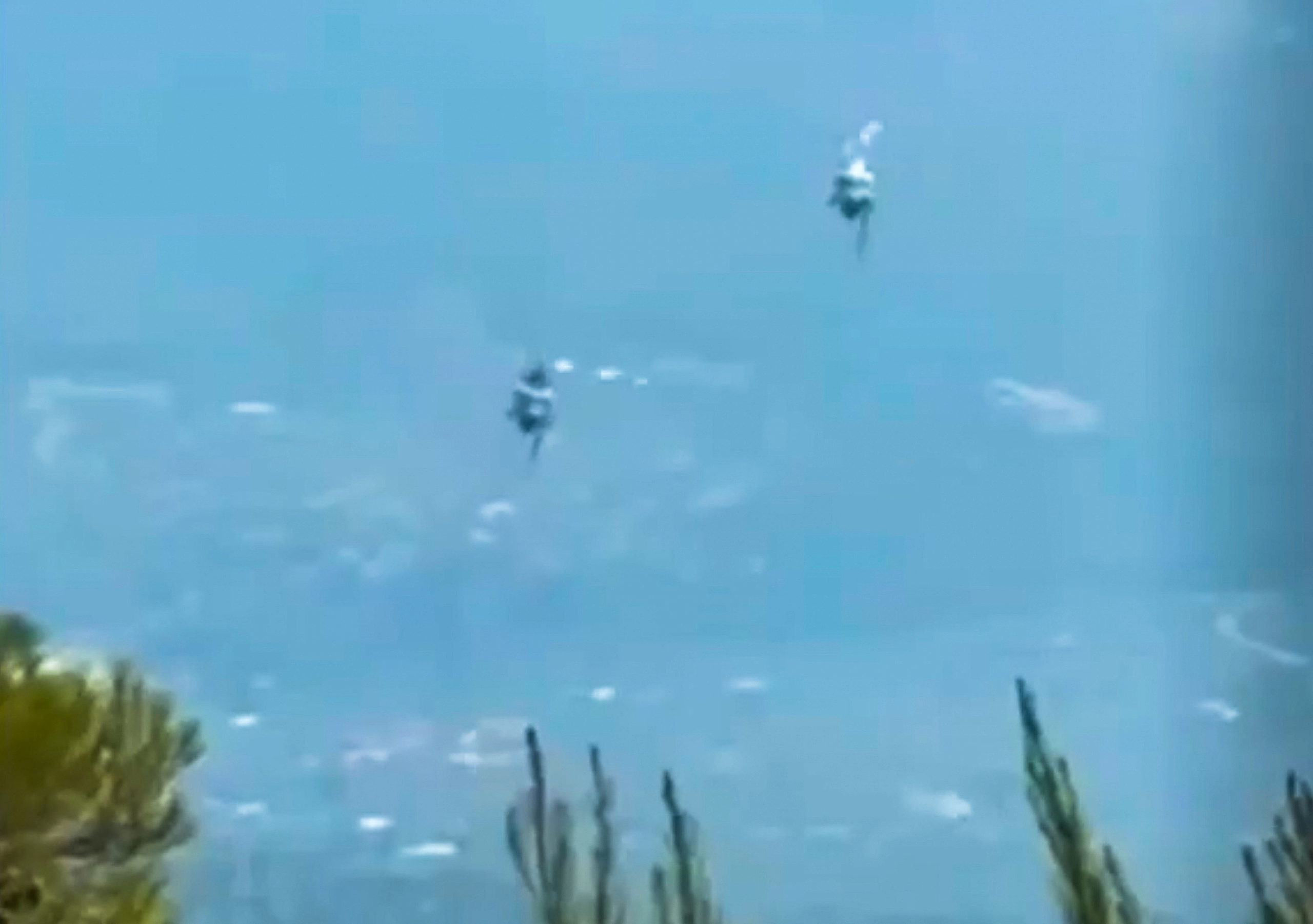 σύγκρουσης των δύο ελικοπτέρων Bell