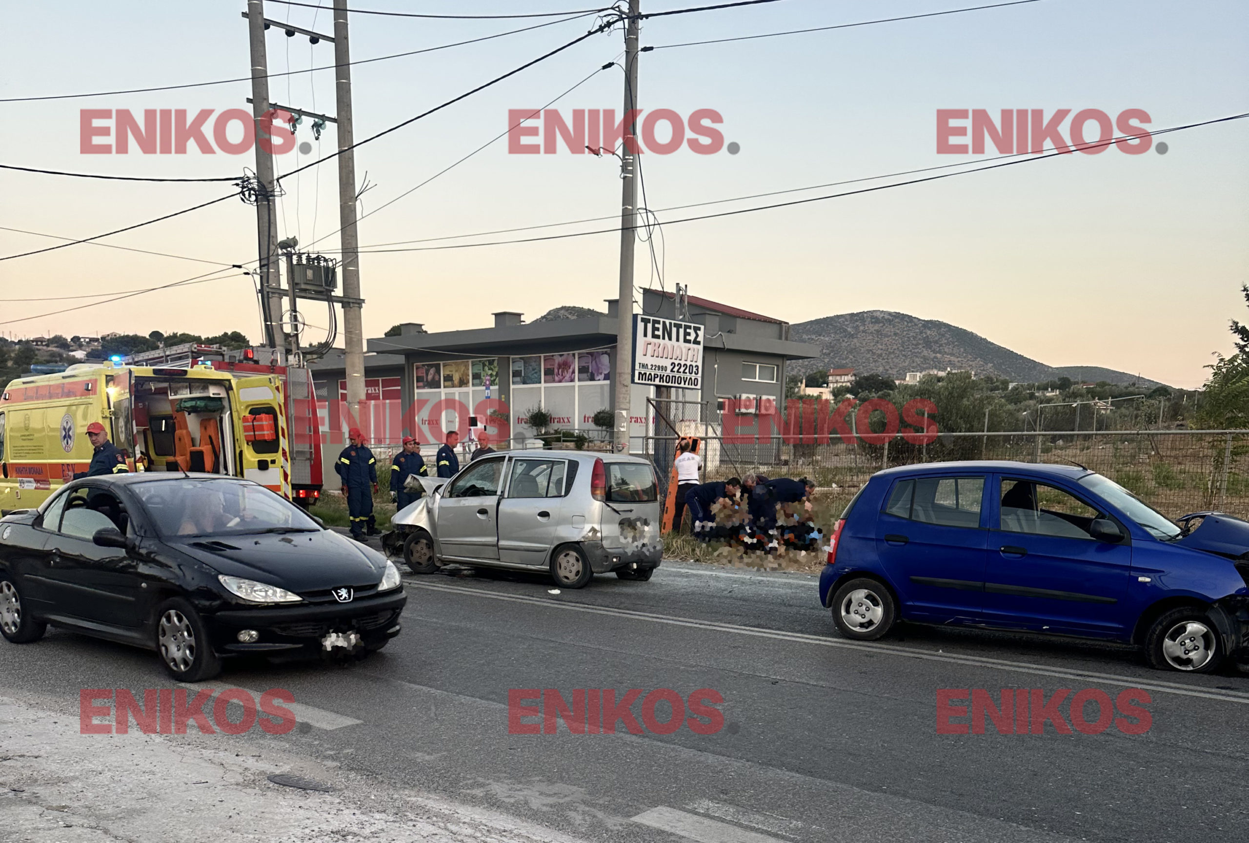 Θανατηφόρο τροχαίο στη λεωφόρο Πόρτο Ράφτη – Ένας νεκρός και ένας τραυματίας – ΦΩΤΟ και ΒΙΝΤΕΟ
