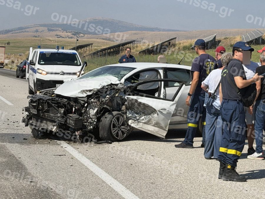 τροχαίο ατύχημα στη Λάρισα