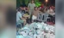 «Γούστα»... Ωνάση στη Ζάκυνθο: Έφεραν με κλαρκ παλέτες με πιάτα στο πανηγύρι και τα έσπασαν στην πίστα - ΒΙΝΤΕΟ
