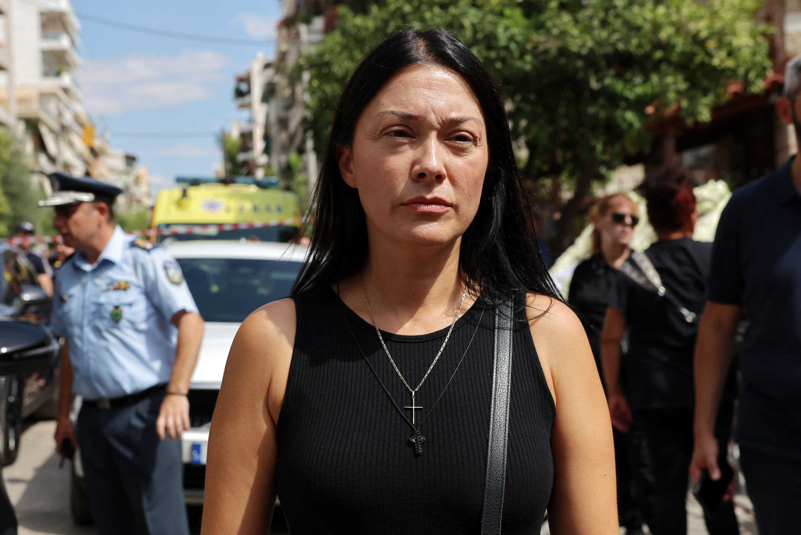 Γιώργος Μαζωνάκης, Κηδεία, Γιαννακοπούλου