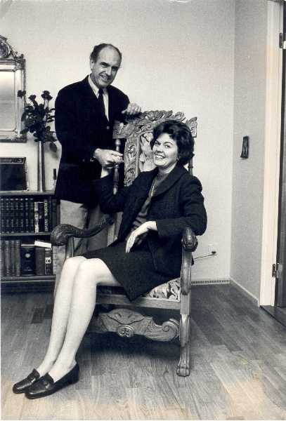 Ο Ανδρέας και η Μαργαρίτα Παπανδρέου, 09/1968