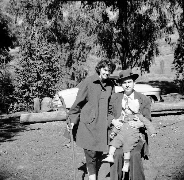 Ο Ανδρέας και η Μαργαρίτα Παπανδρέου, 1956