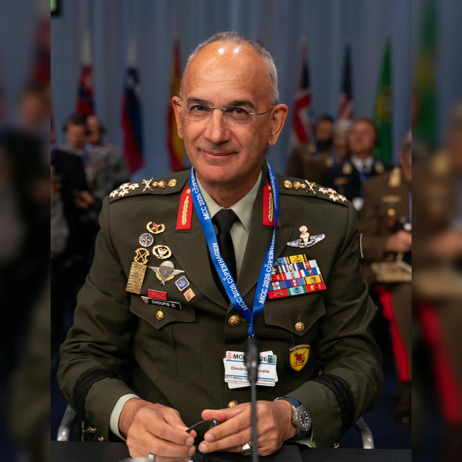 Αρχηγός ΓΕΕΘΑ, Στρατηγός Δημήτριος Χούπης, Σύνοδος Στρατιωτικής Επιτροπής NATO, Κοπεγχάγη
