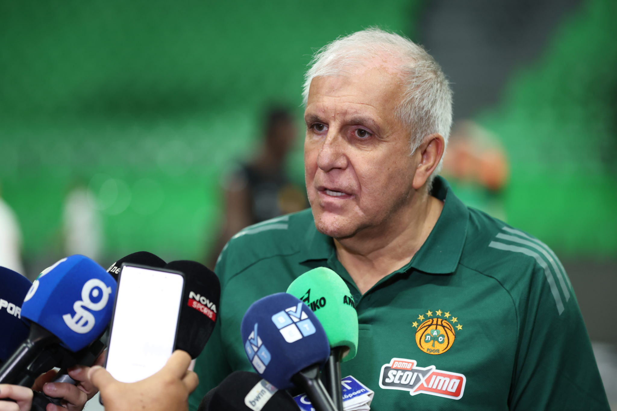 Ζέλιμιρ Ομπράντοβιτς, Παναθηναϊκός - Παρί, Media day Παναθηναϊκού