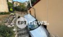 Καστοριά: «Τρελή» πορεία αυτοκινήτου που «προσγειώθηκε» σε αυλή σπιτιού - Η σύμπτωση που στάθηκε σωτήρια