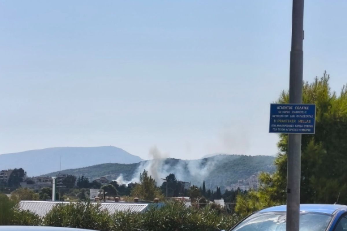 Φωτιά σε χαμηλή βλάστηση στην Παιανία – «Παραμείνετε σε ετοιμότητα»