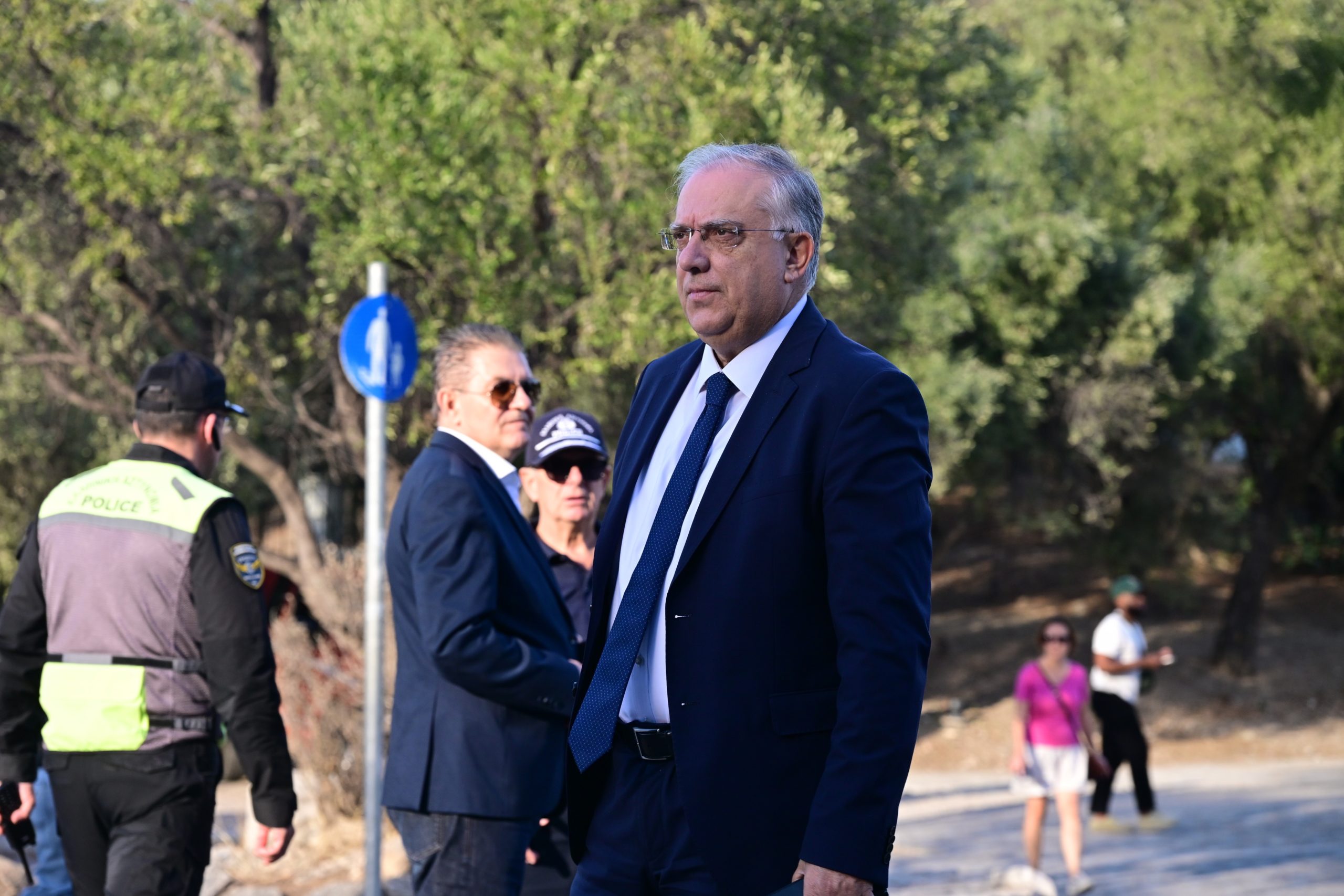 Πνύκα, ομιλία Ρούμπιο, Θεοδωρικάκος