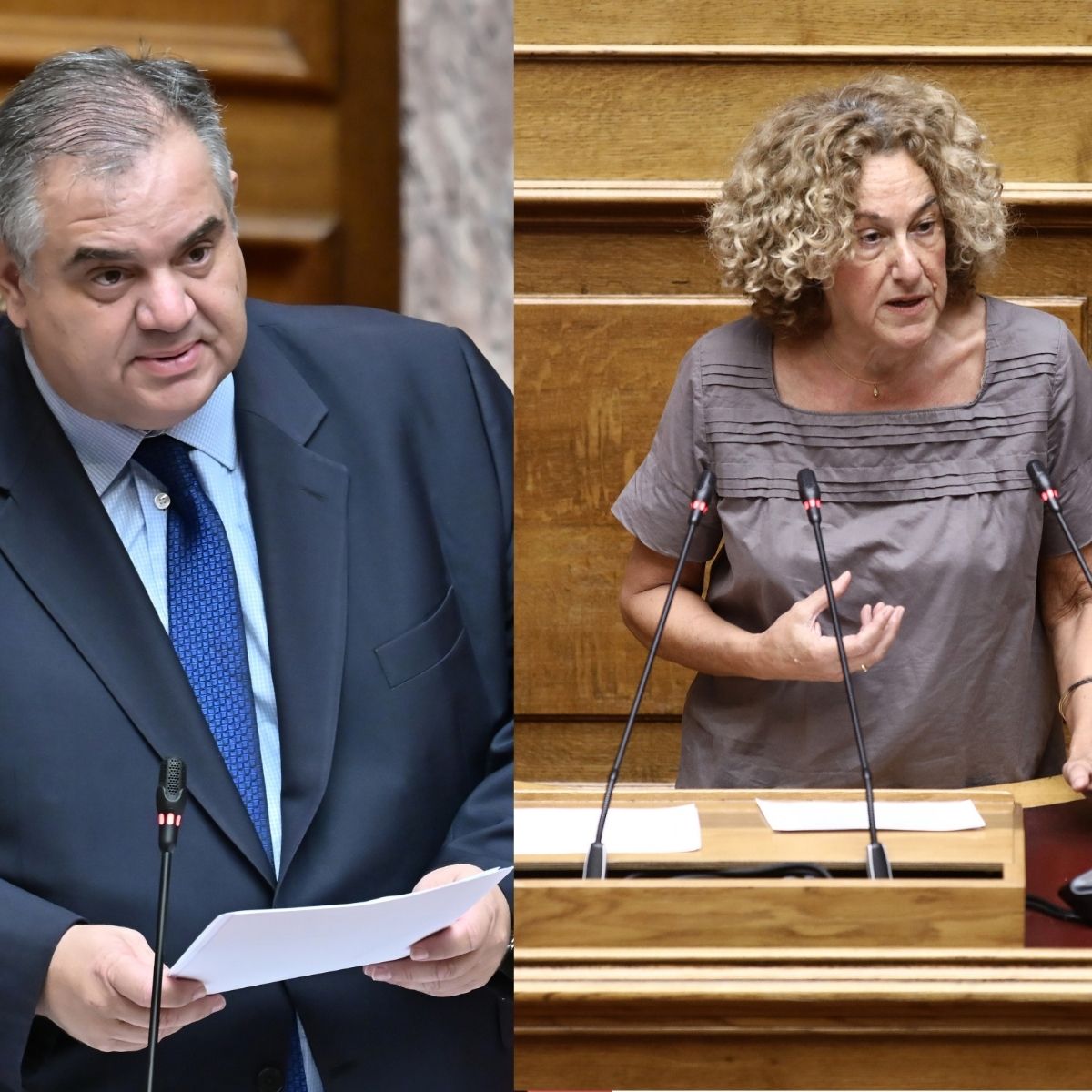 Βουλή: Σφοδρή σύγκρουση Σπανάκη – Κτενά για τη Γκράβα – «Ντροπή στη μαυρίλα του ΚΚΕ» – «Παίζετε με τις ζωές των παιδιών»
