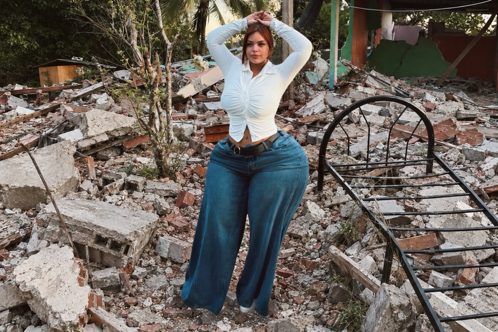Παναμάς: Αντιδράσεις για τις φωτογραφίες Influencer μπροστά σε κτίρια που κατέρρευσαν από τον σεισμό των 7,7 Ρίχτερ