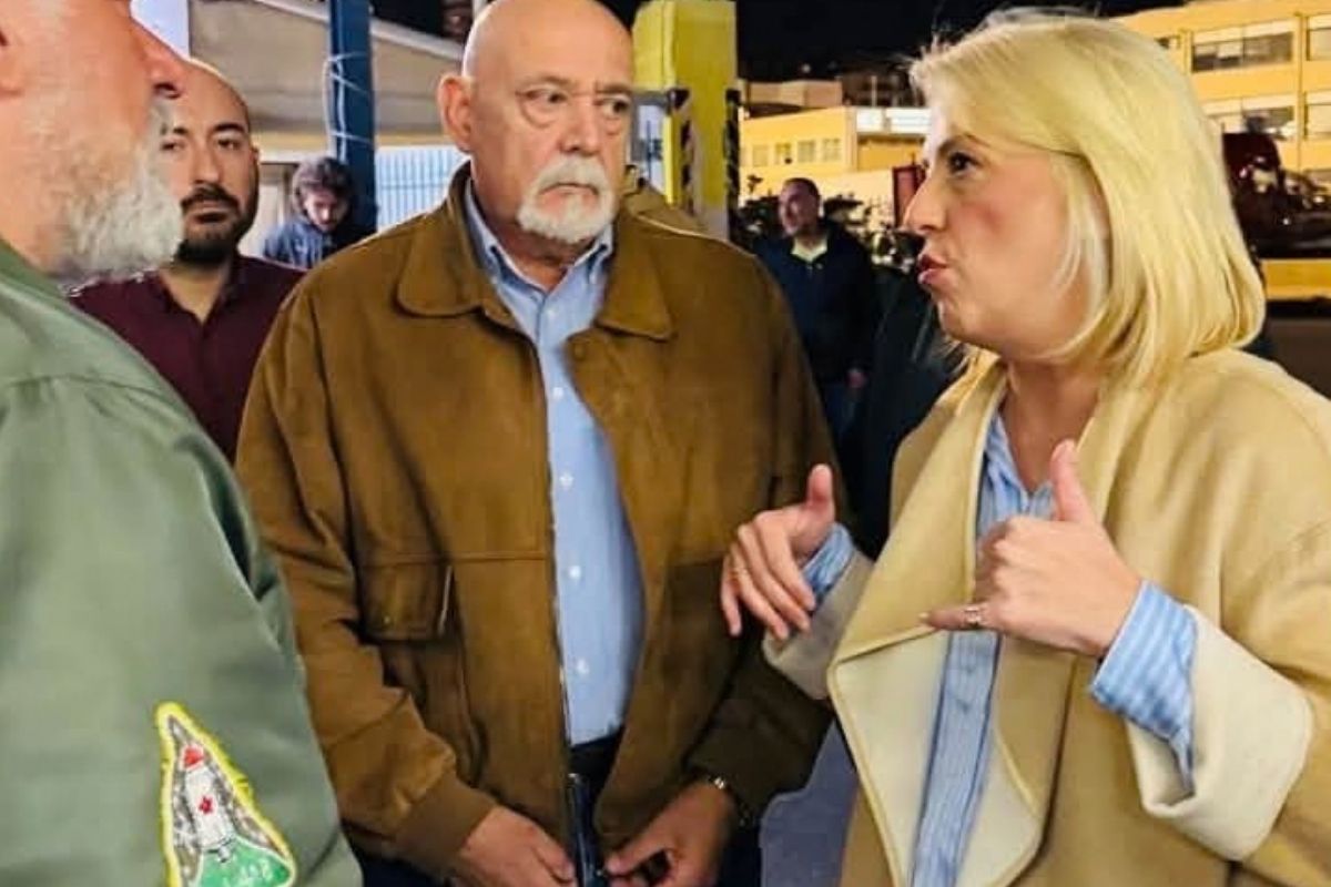 Η Ρένα Δούρου στην Ιχθυόσκαλα