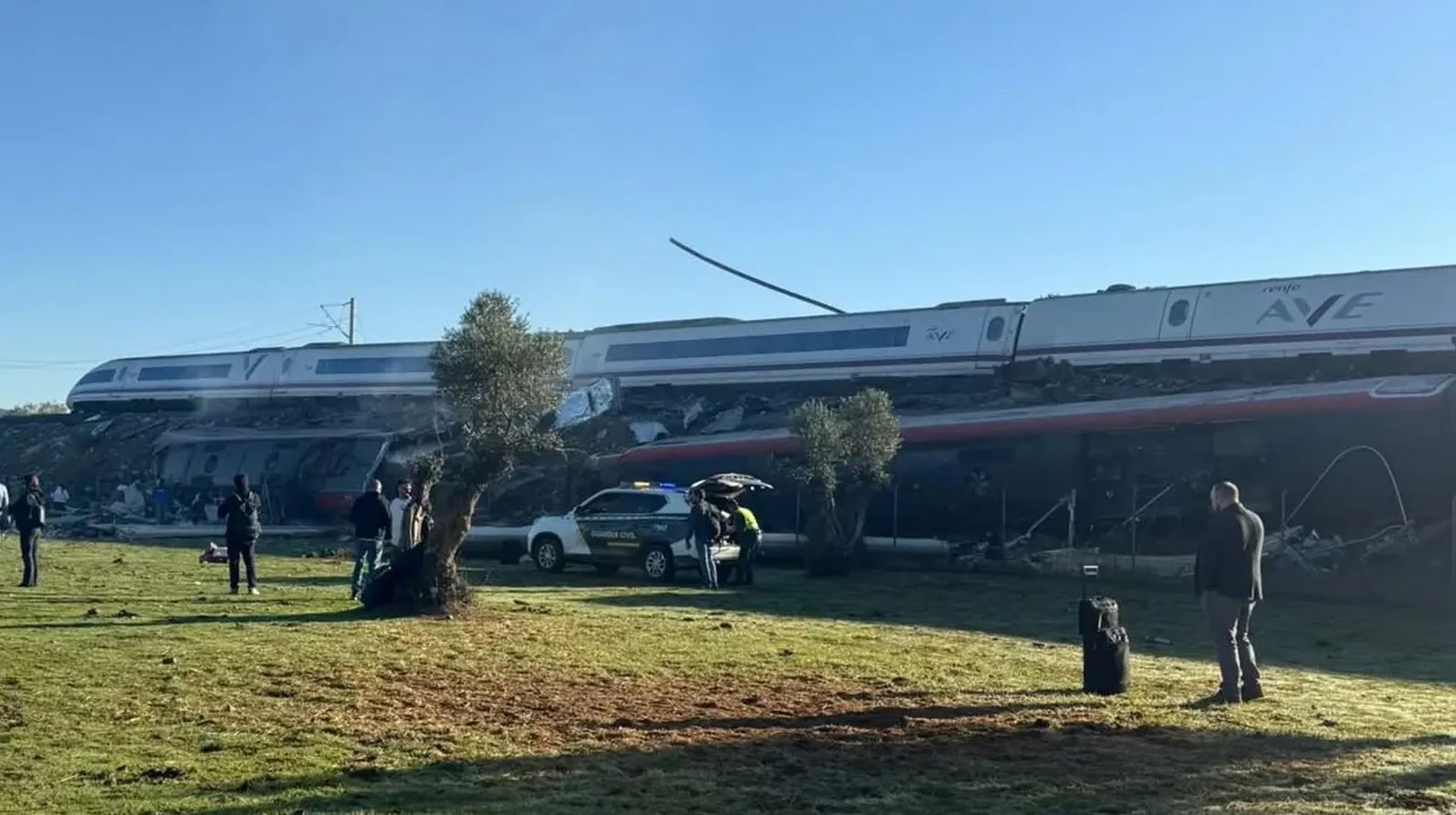 Σιδηροδρομικό δυστύχημα στην Ούρδα, στην επαρχία Τολέδο της Ισπανίας. (Φωτογραφία: M. G.)