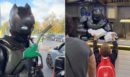 Ο «Batman» του Λονδίνου: Άγνωστος μασκοφόρος πληρώνει τη βενζίνη των οδηγών, σβήνει πρόστιμα και μοιράζει φαγητό - ΒΙΝΤΕΟ