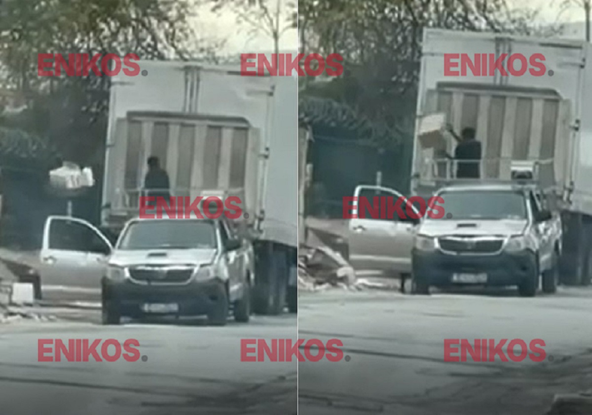 Συνελήφθησαν έπειτα από καταδίωξη δύο άτομα που απέρριψαν μπάζα σε οικόπεδο στον Βοτανικό – Δείτε βίντεο