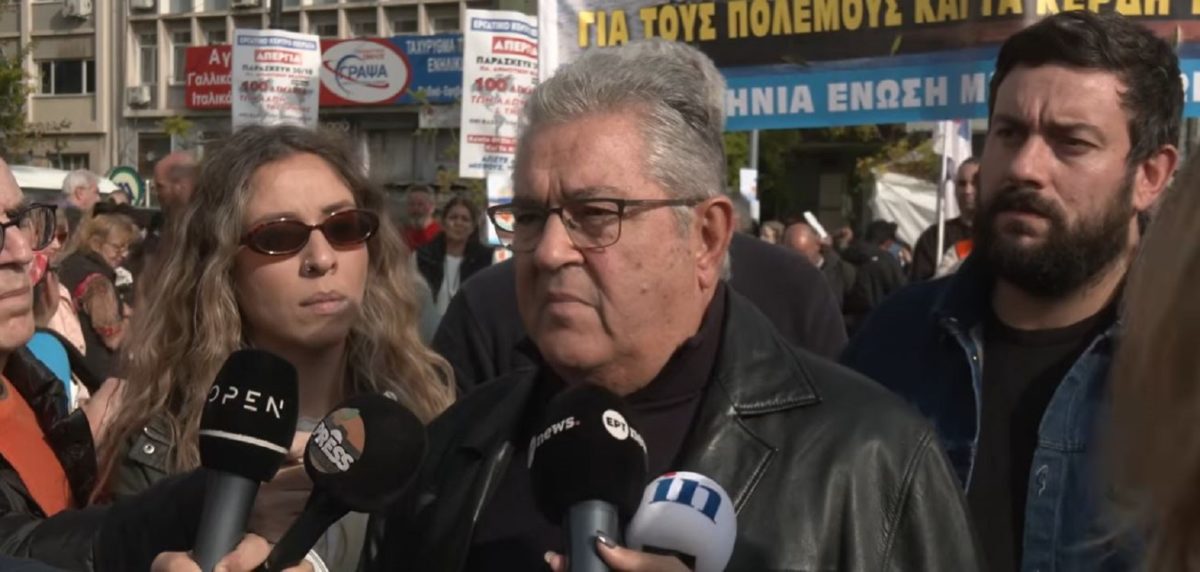 Δημήτρης Κουτσούμπας: «Όλος ο λαός είναι στο πλευρό των λιμενεργατών»