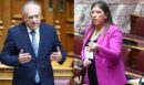 Βουλή: Νέα κόντρα Θεοδωρικάκου-Κωνσταντοπούλου -  «Στον φαντασιακό της κόσμο είναι εθνικός εισαγγελέας και δικαστής» -