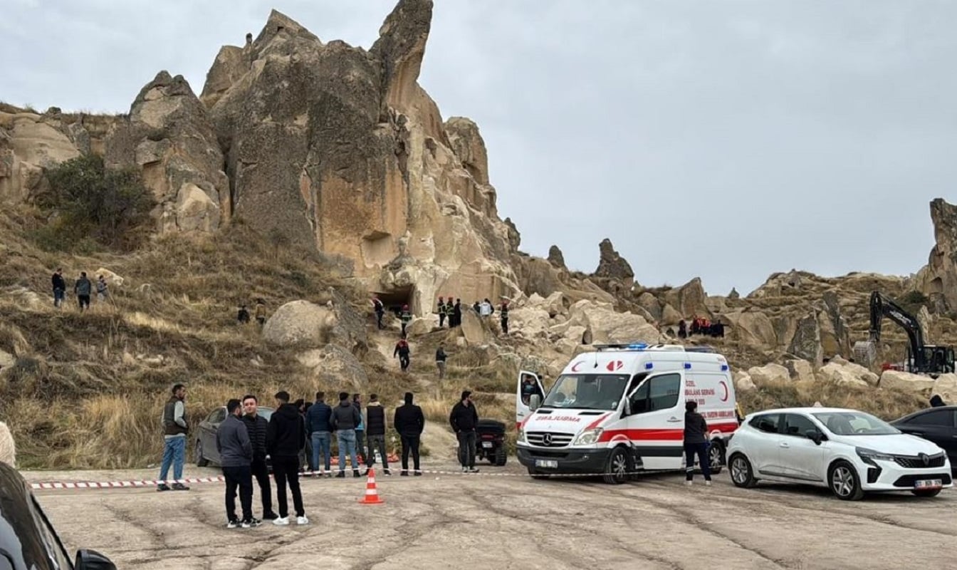 Τουρκία: Τρεις νεκροί και 5 τραυματίες από την κατάρρευση «νεραϊδοκαμινάδας» στην Καππαδοκία – Συνεχίζονται οι έρευνες για τυχόν εγκλωβισμένους